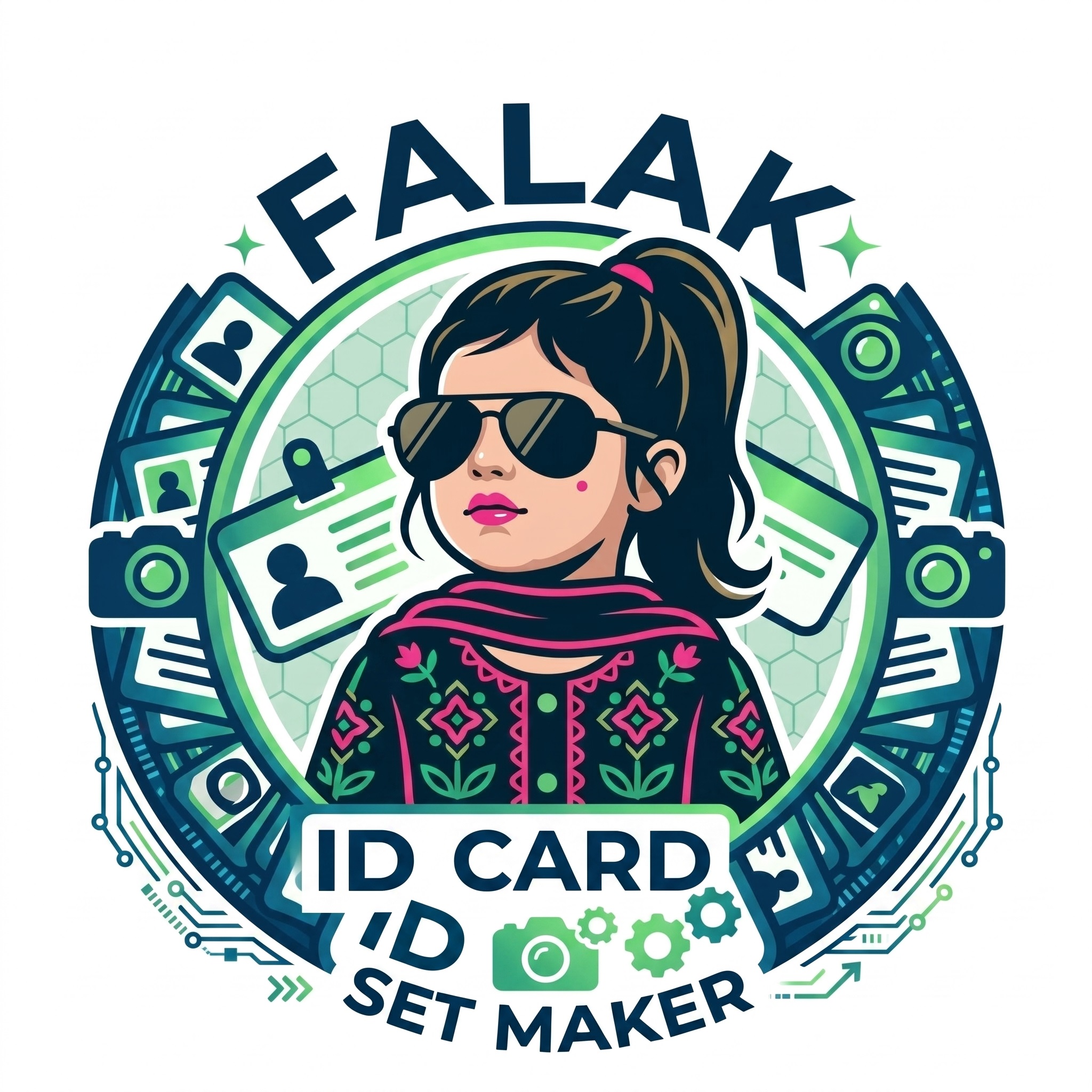 Falak ID Card Maker Logo